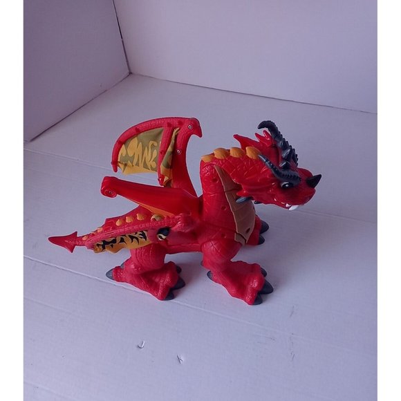 Fisher Price IMAGINEXT Red Winged Eagle Talon Castle Dragon With Sounds WORKS - Picture 6 of 16